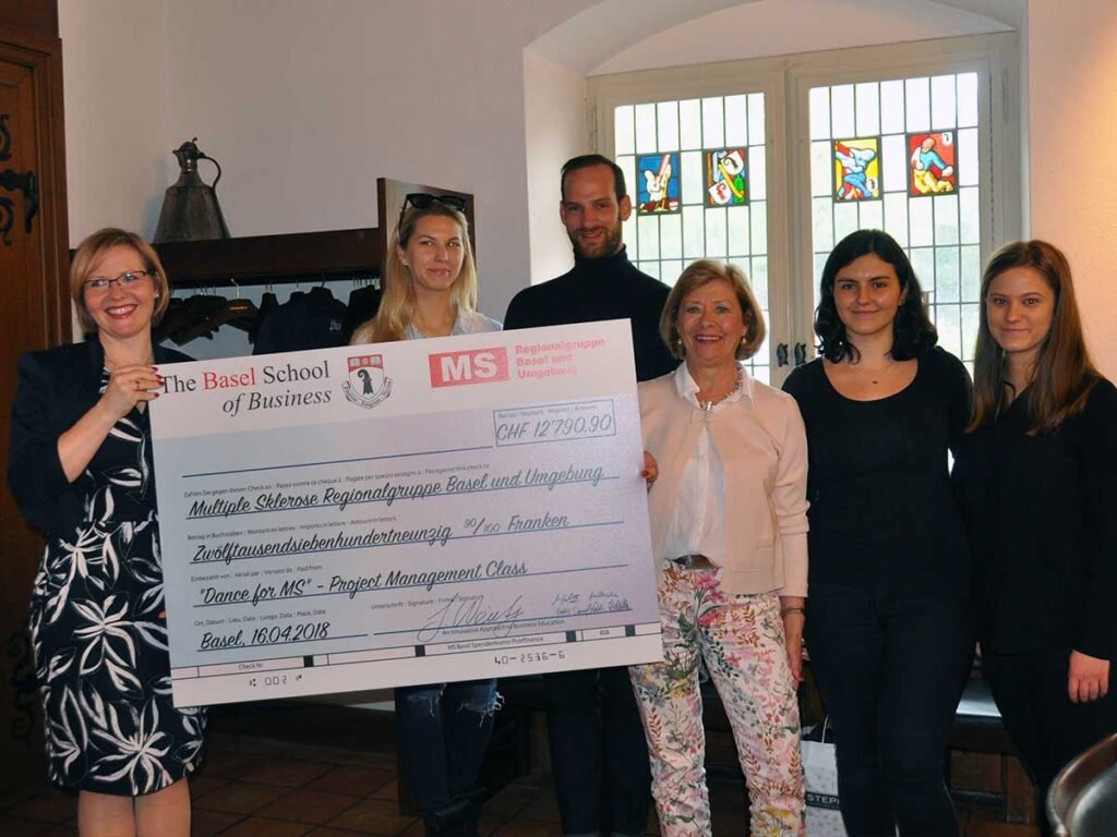 Students planned, organized, and hosted an international dance event, raising nearly CHF 13,000 for the Multiple Sclerosis Society of Switzerland.